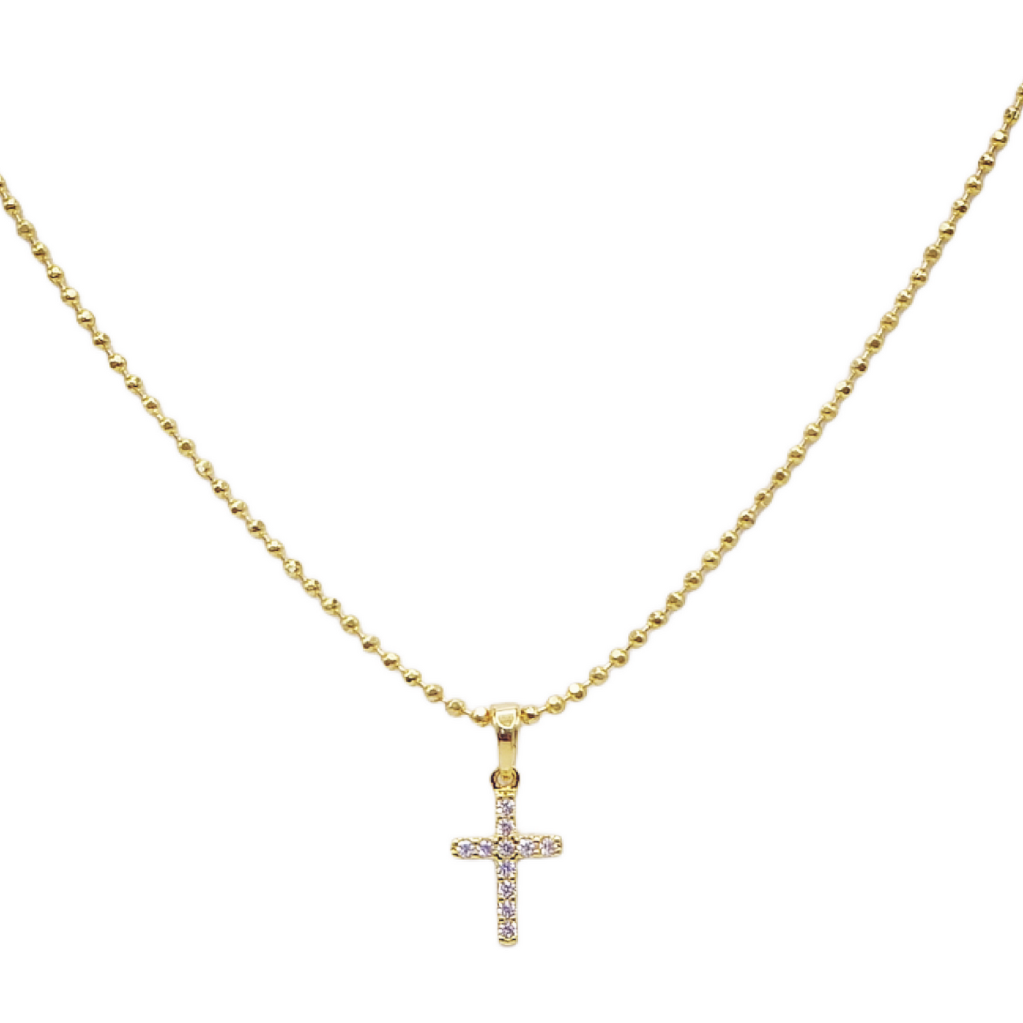CADENA CRUZZI CIRCON GOLD