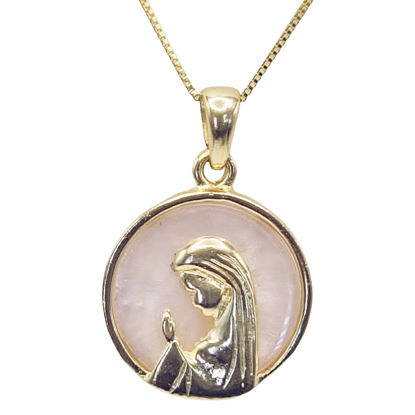 CADENA VIRGIN MOON GOLD