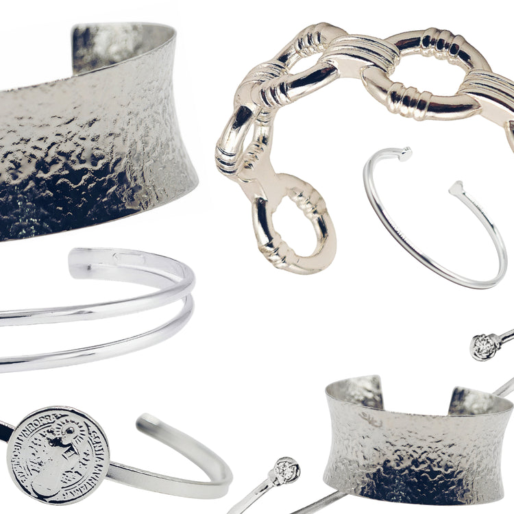 Pulseras de Enchape de Plata