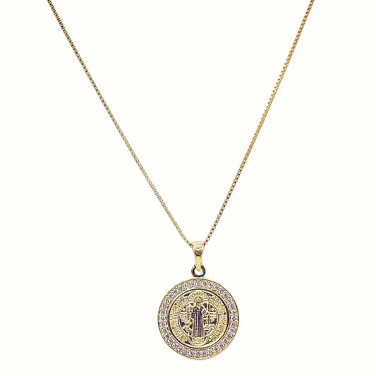 CADENA VIRGIN CIRCON GOLD