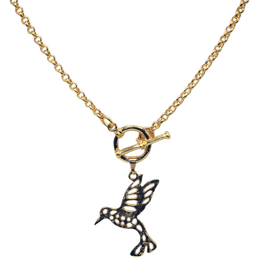 COLLAR COLIBRI MIDI GOLD