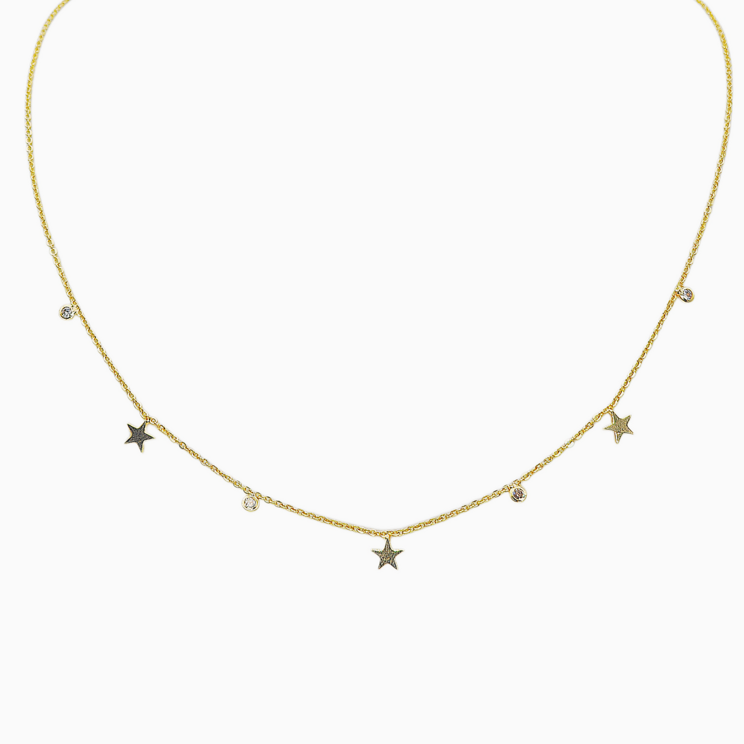 COLLAR POSITIVES SPARKLES GOLD