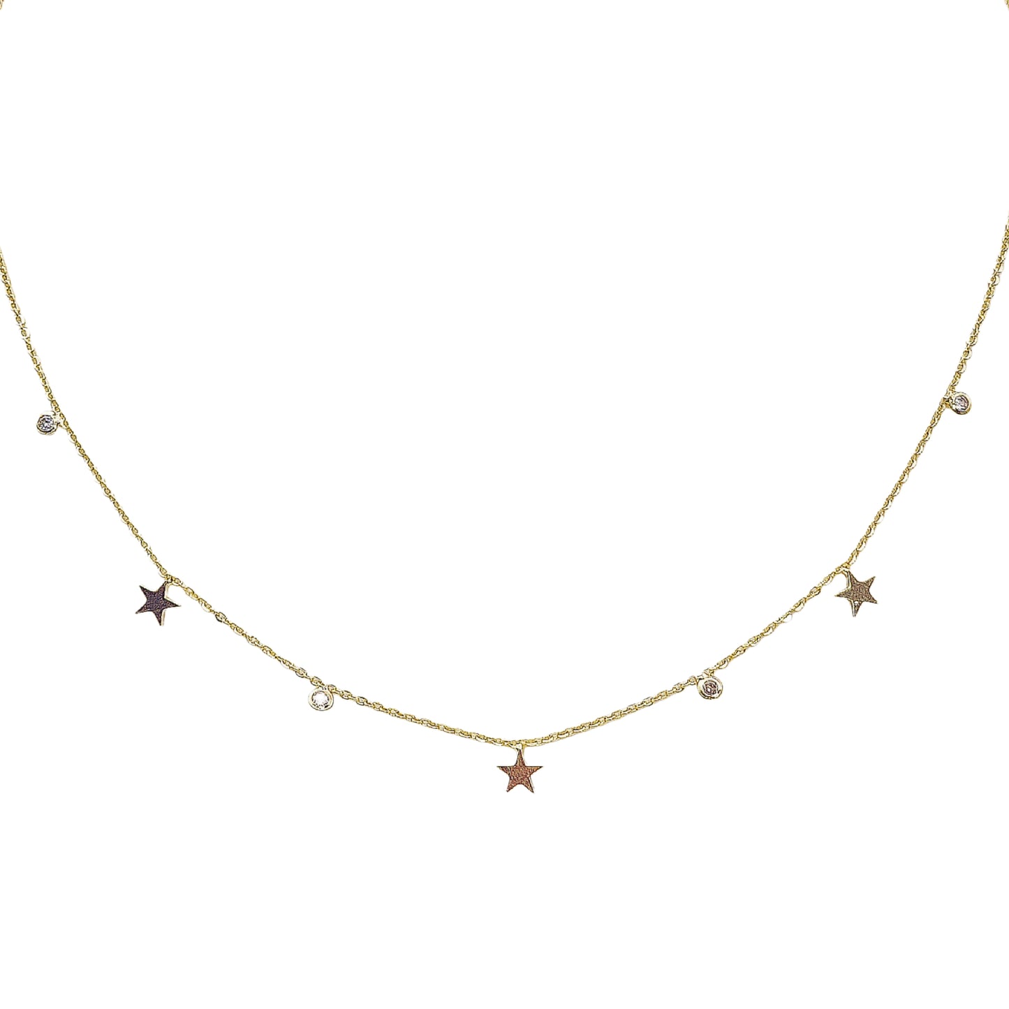 COLLAR POSITIVES SPARKLES GOLD