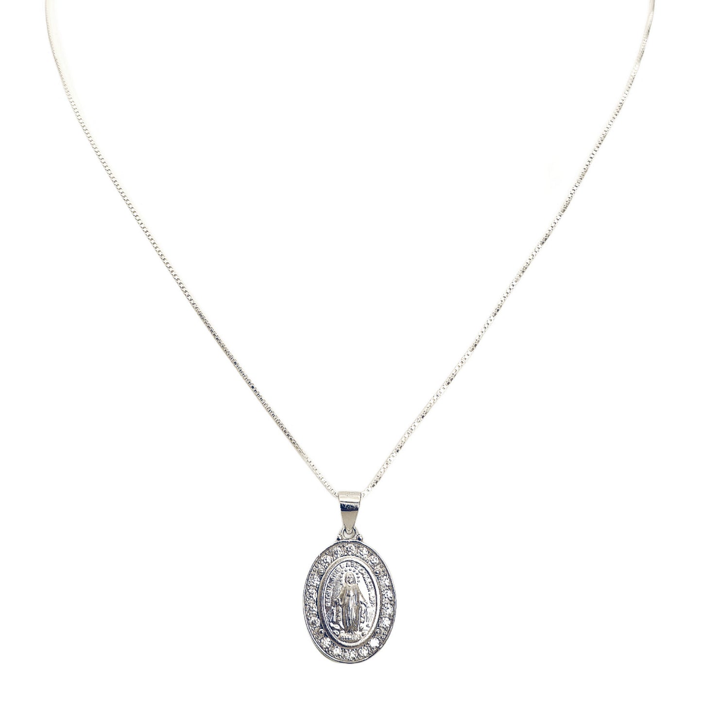 CADENA MILAGROSA MARIE SILVER
