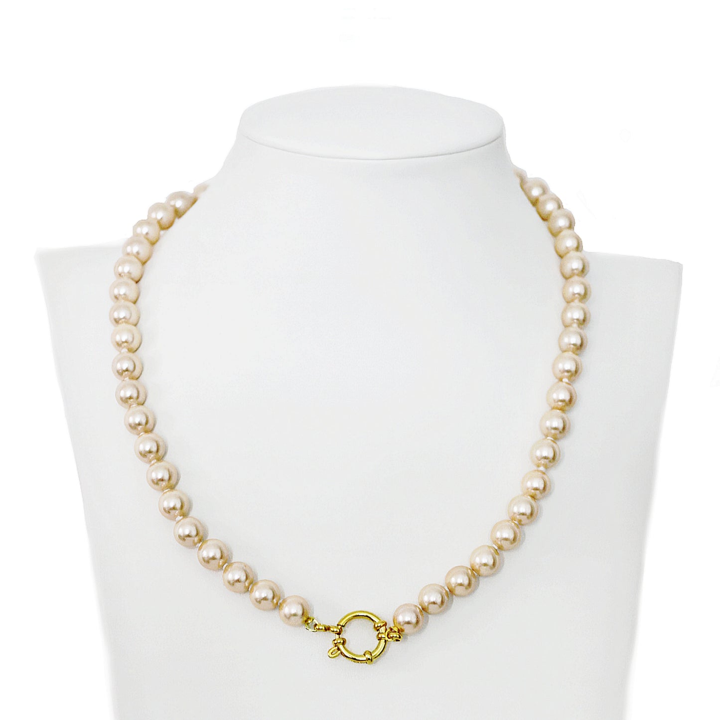 COLLAR PEARLS MARFIL VINTAGE