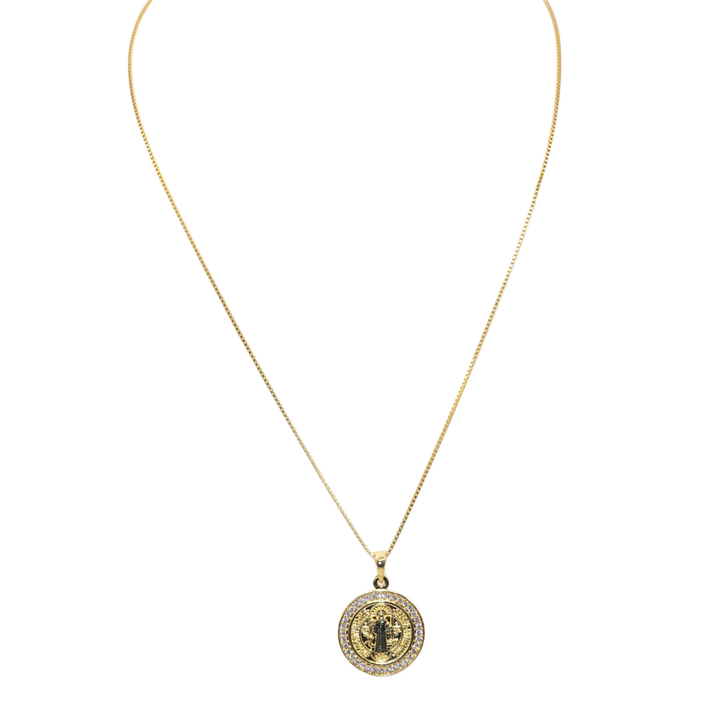 CADENA VIRGIN CIRCON GOLD
