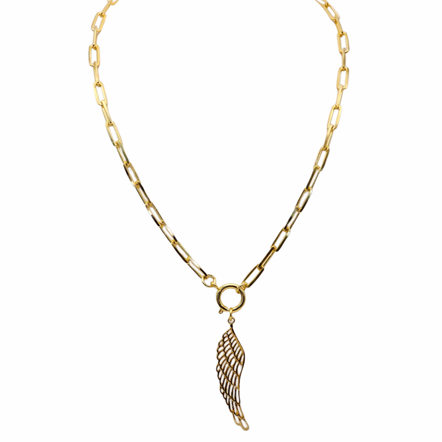 COLLAR CHAIN ANGEL GOLD