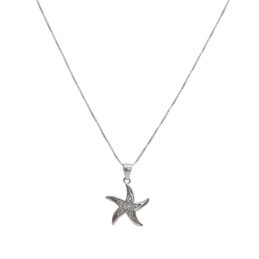 COLLAR ESTRELLA SEA SILVER