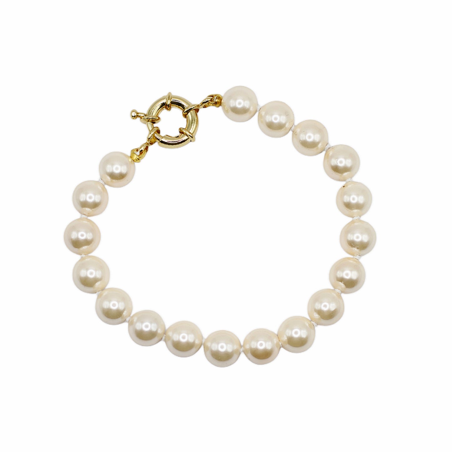 PULSERA PEARLS MARFIL VINTAGE