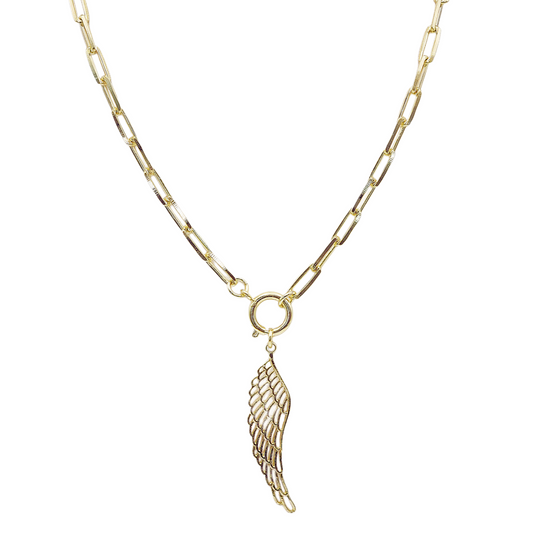 COLLAR CHAIN ANGEL GOLD