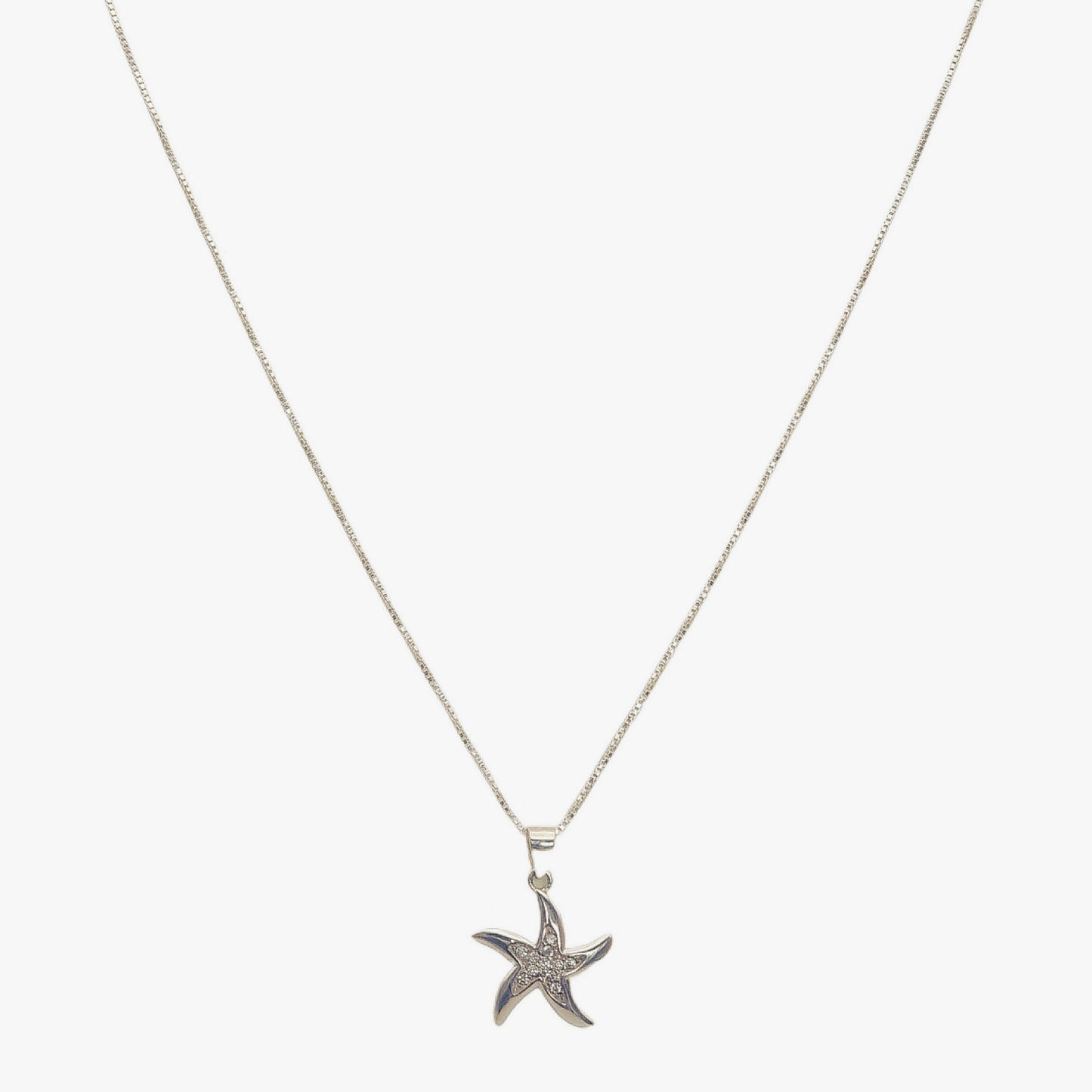 COLLAR ESTRELLA SEA SILVER